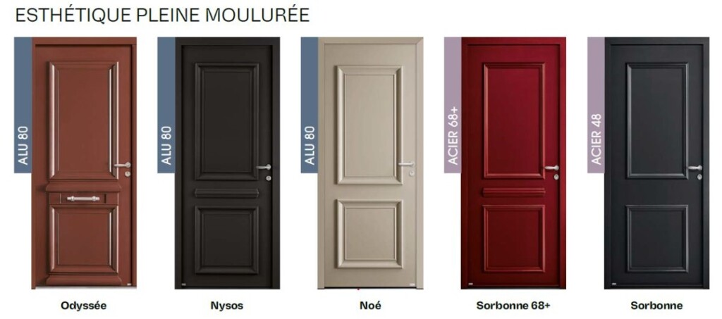 portes moulurees pleines
